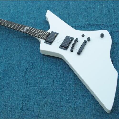 Mahogany body white KSG snakebyte james hetfield electric guitar ROSEWOOD fretboard KSG Snake explo guitar Chinese made guitar