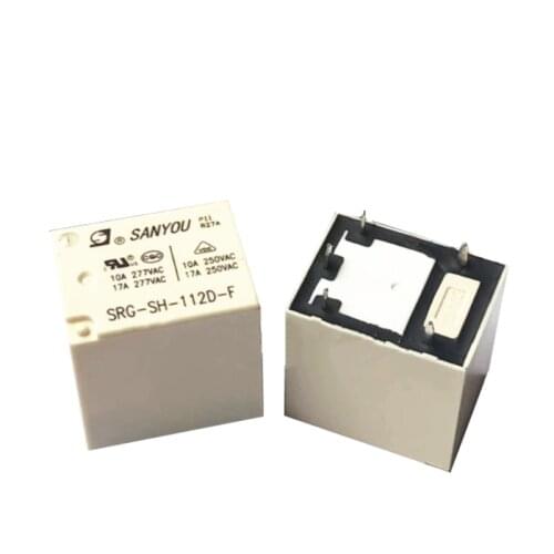 HOT NEW 12VDC relay SRG-SH-112D-F SRG SH 112D F SRGSH112DF 12VDC DC12V 12V 17A 5PIN