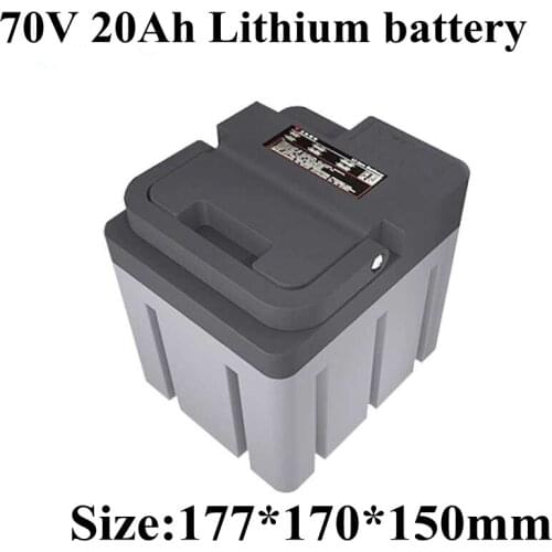 Li-ion 70v 20Ah 19S not lifepo4 for electric vehicle solar energy bicycle bike ebike scooter+ 5A charger+free shippin
