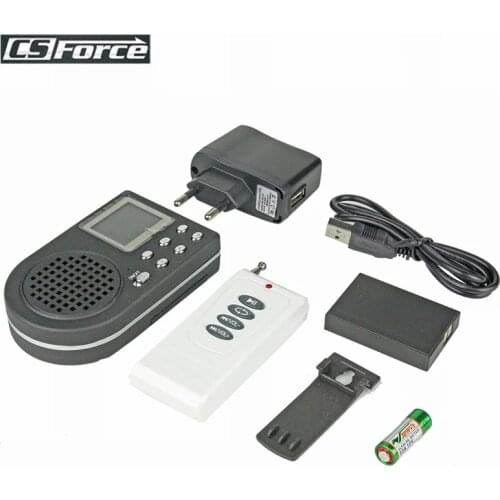 Hunting Bird Caller MP3 Player Hunting Decoy Bird Sound Loud Speaker LCD Screen Digital Hunting Equipment with Remote Control