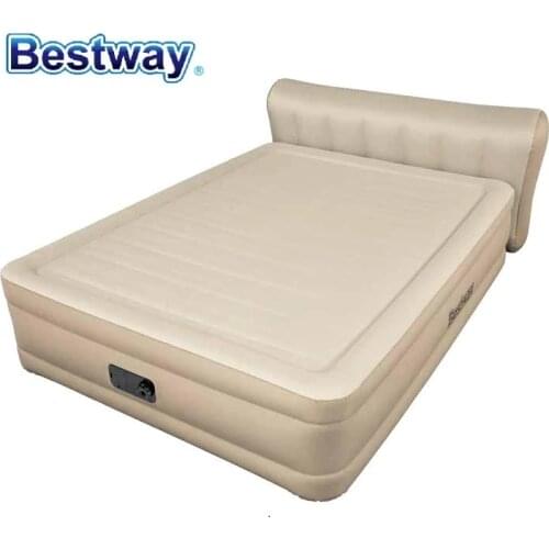 69019 Bestway 229x152x79cm Essence Fortech Airbed Queen Wz Built-in Pump 90x60x31" Cloth-face Air Mattress ​Comfortable Backrest