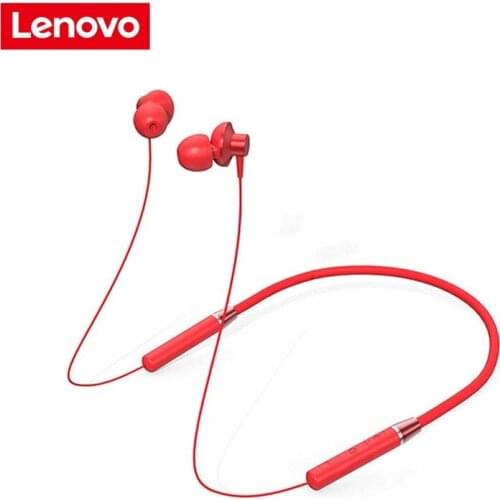Lenovo HE05 Bluetooth 5.0 Neckband Earphone Wireless Stereo Sports Magnetic Headphone IPX5 Waterproof Noise Canceling Earphone
