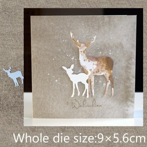 New Design Craft Metal Cutting Die cut dies deer reindeer decoration scrapbook Album Paper Card Craft Embossing die cuts