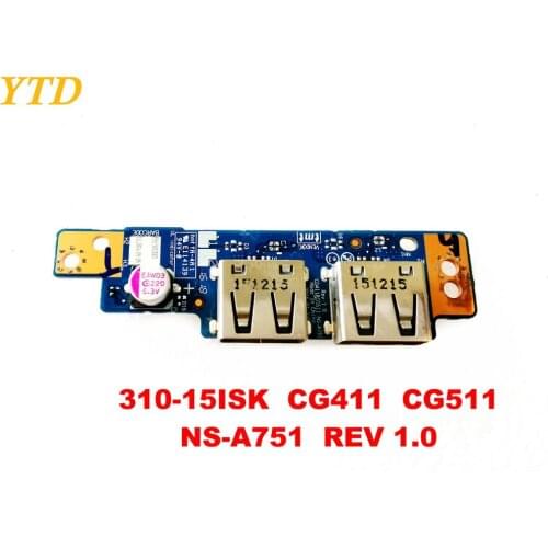 Original for Lenovo 310-15ISK USB board 310-15ISK CG411 CG511 NS-A751 REV 1.0 tested good free shipping