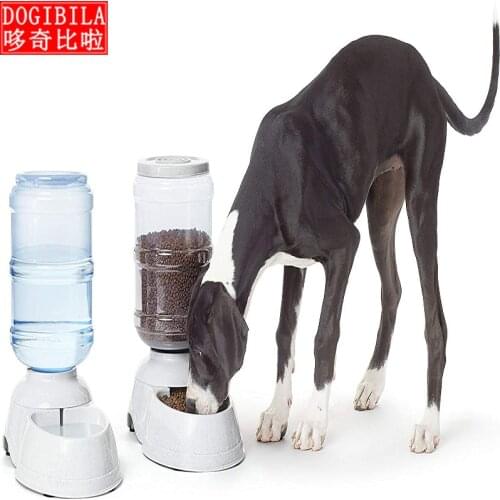 Basics Self-Dispensing Gravity Pet Feeder and Waterer Feeding products