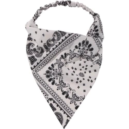Bohemia Women Bandana Hair Band Scarf Print Paisley Bandanas Headwear Wrist Head Wrap Hair Scarf Headwear Hair Accessories Gifts