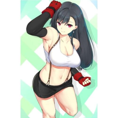 RuleMylife Sexy Hot Game Anime Girl Tifa Car Sticker Detachable For BMW E46 E90 Volkswagen Passat Laptop Wall