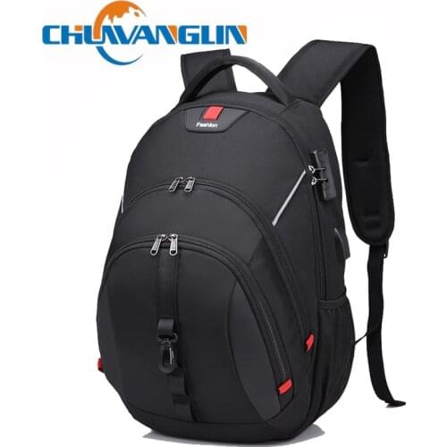 Chuwanglin Laptop Backpack Waterproof USB Charge Backpack Multifunctional Rucksack Schoolbag Mochila Hiking Travel bag 3191637