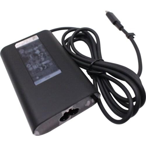 Usb-c Quick Charge 20V 3.25 A65W AC adapter DELL HA65NM170 LA65NM170 Charger XPS 12 (9250) Venue 10 Pro (5056) 9365