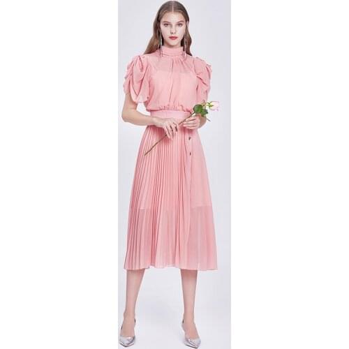 SKNG Summer Dresses With Buttons