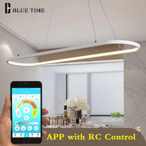 Top Sale Modern Home Fixture LED Chandeliers For Bedroom Dining Room Living Room White&Black Frame LED Chandeliers AC 110V 220V