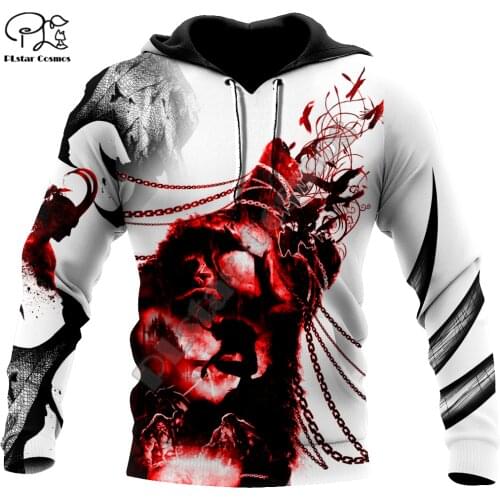 PLstar Cosmos Animal Wolf Hunting Fenrir Tattoo Tracksuit Pullover NewFashion 3DPrint Men/Women Casual Jackets Zipper Hoodies 18