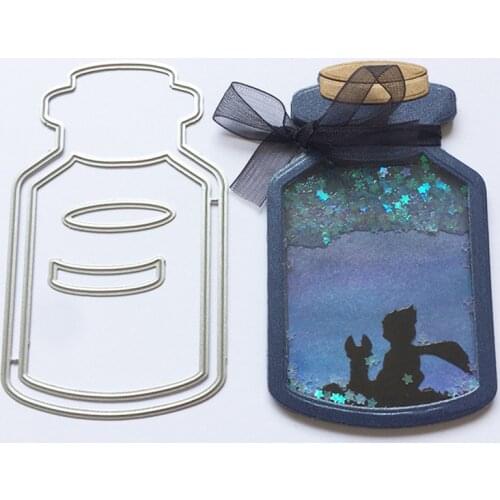 Drifting Bottle Metal Cutting Dies Stencils For DIY Scrapbooking Christmas Decorative Embossing Handcraft Die Cutting