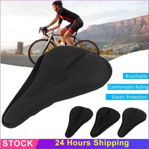 Bicycle Saddle Extra Comfort 3D Soft Silicone Seat Thickened MTB Bike Seat Cushion Bicycle Riding Cycling Accessories
