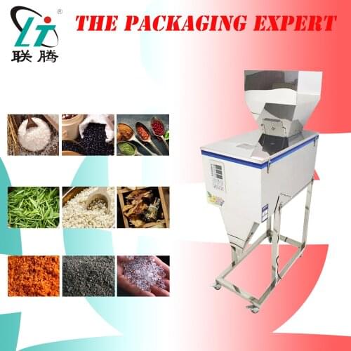 1200g Big Filling And Weighing Machine Coffee Beans Tea Leaf Grain Medicine Seed Salt Rice Racking Machine Milk Powder Filler