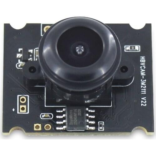 2MP Mini USB OV3660 Sensor 110 Degree Lens 2048*1536 15fp CMOS Camera Module with Output Formats YUY2/MJPEG