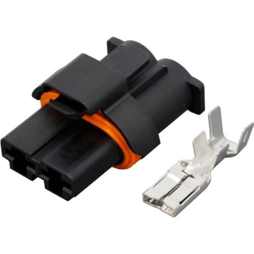 200 Sets 2 Pin 8mm Car connector,2P Auto plug,automobile electrical connector for car motorcycle Truck etc. DJ7022Y-8-21