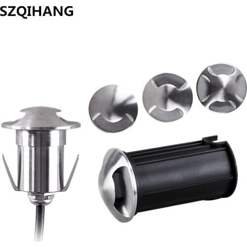 3W Underground Lights Deck Buried LED Floor Lamp Garden Recessed Path Ground Inground Deck Waterproof Outdoor Light 85-265V/12V