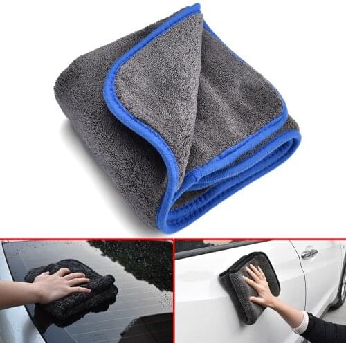 40x40/60CM Car Wash Microfiber Towel Car Cleaning Drying Cloth Hemming Car Care Cloth Detailing Car Wash Towel For Honda BMW