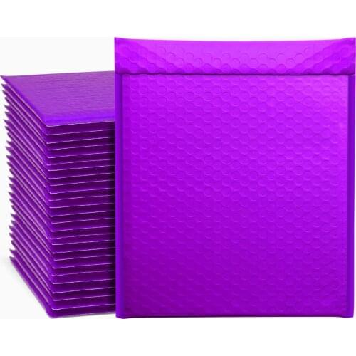 50pcs Bubble Mailer Purple Mailer Poly Bubble Padded Mailing Envelopes Poly Mailer For Gift Packaging Self Seal Bag Bubble