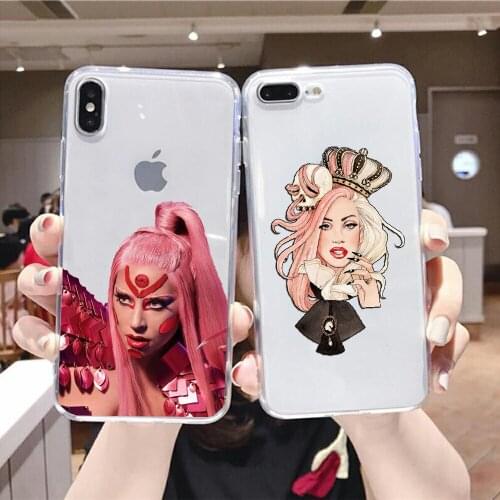 Lady Gaga chromatica Phone Case For iphone 5 5s se 2 6 6s 7 8 12 mini plus X XS XR 11 PRO MAX transparent trend waterproof tpu