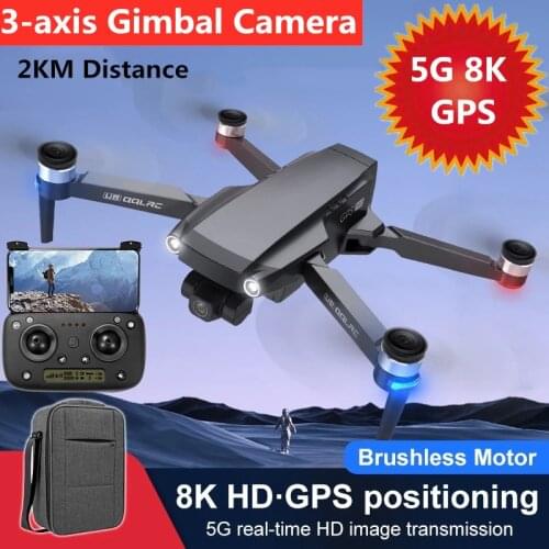 5G 8K GPS RC Drone With 3-Axis Gimbal ProfessionaL 8K Dual Camera Brushless Follow Me Location Quadcopter VS SG908 Max 106 Pro