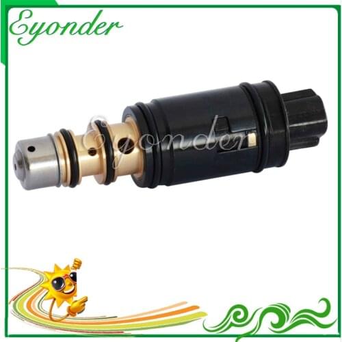 7SBH17C AC A/C Aircon Air Conditioning Electric Compressor Electronic Solenoid Control Valve Sensor Plug for Toyota Series cars