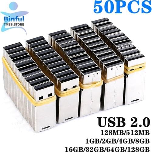 50PCS wholesale UPD Chip USB 2.0 chip 2GB 4G 8GB 16GB 32GB 64GB 128GB pendrive memory disk flash short universal board Udisk DIY