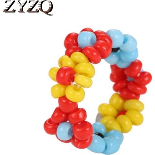 ZYZQ New Arrival Extended Beads Finger Rings Cute Toy Stylish Colorful Birthday Gadget Meaningful Proposal Statement Midi-Rings