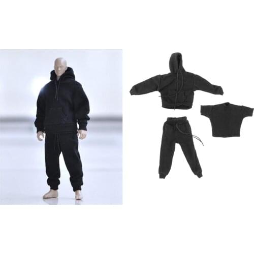 3x 1/6 Sweatshirt and T-shirt Outfit for DML HT 12inch Action Figures Accs