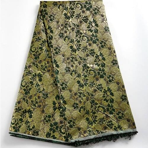 SJD LACE Nigerian Lace Fabric 2021 High Quality Lace Materials 5 Yards Wedding Bronzing Decal Embroidery Dresses For Women A2437