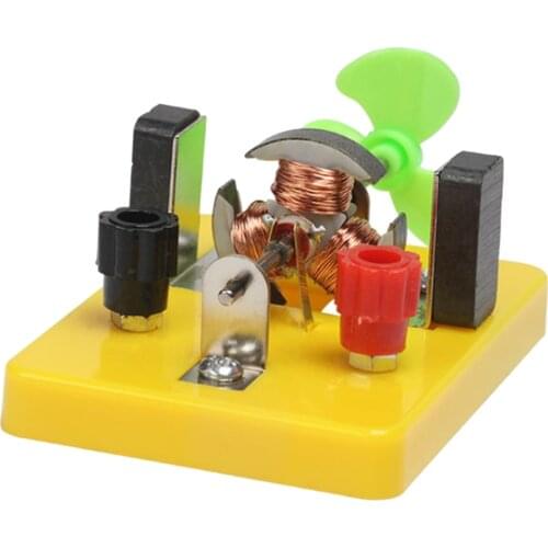 Mini Motor Fan Model Toy Kids Physics Exploring Electrical Experiment Kits