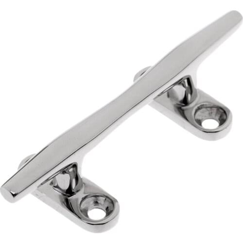Marine Boat Stainless Steel Rope Cleat Dock Heavy Duty 4 Inch 10cm