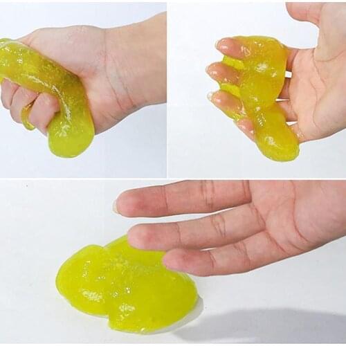 Random Color Car Cleaning Soft Rubber Car Supplies Dust Air Removal Car Cleaning Gaps Blind Outlet Spots Artifact Interior C8A4