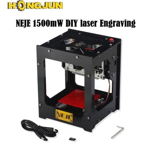 NEJE 1500mW USB desktop mini laser engraving cutting machine for Mobile Phone Case Carving