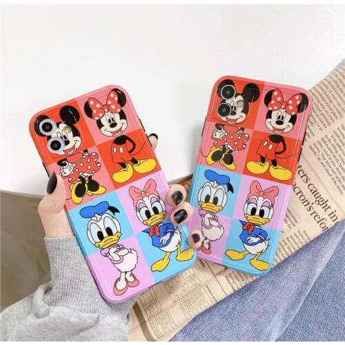2021 New Disney Silicone Soft Shell Case for Iphone 11 XS MAX SE XR 7 8 6 Plus Phone Cases Mickey Minnie Funny Creative Palace