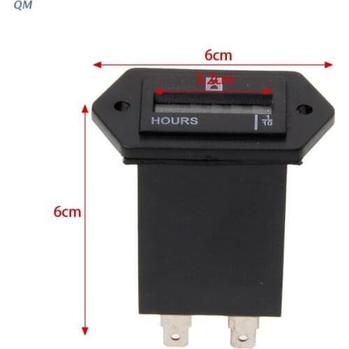 New DC10V-80V Generator Sealed Hour Meter Counter For Boats Tractors Cars 13MF