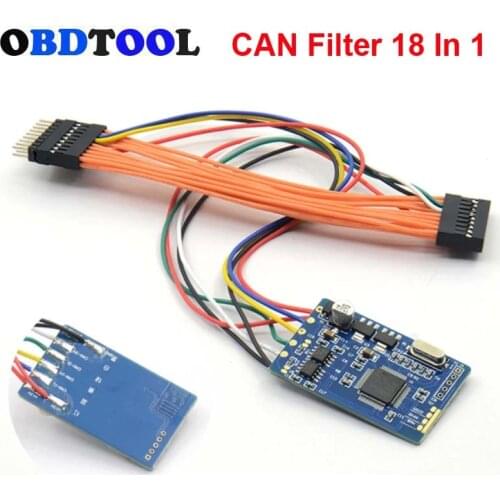 MB CAN Filter 18 In 1 Odometer Adjustment PCB for Benz Vehicle Scanner Universal CAN Filter Diagram for BMW X5 etc