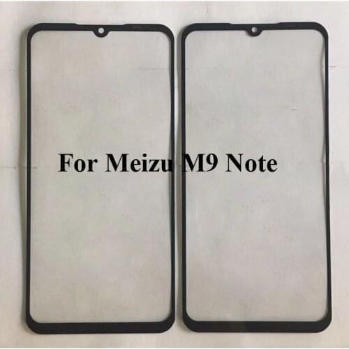 Tested Parts For Meizu M9 Note Touch Screen Outer LCD Front Panel Screen Glass Lens Cover Meilan note 9 Note9 Without Flex Cable