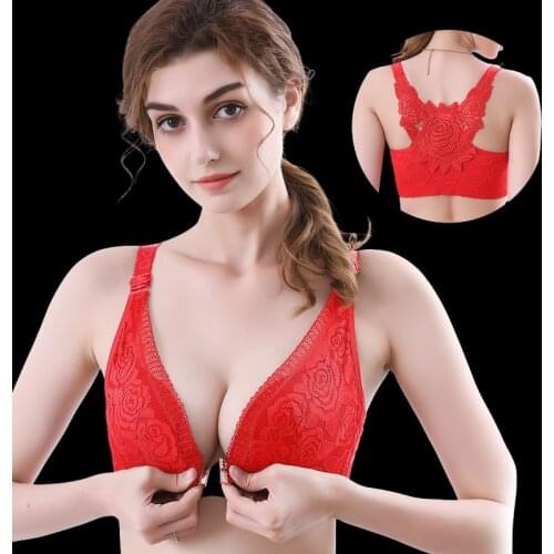 Plus Size Bras Womens Bra Sexy Bralette Lace Lingerie Womens Underwear Brassiere Push Up Bra Black Large Big Size Free Shipping