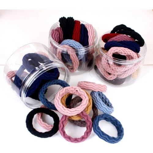 Korean Version Hair Ring Ladies Elastic Rubber Band Adult Hair Tie Thicker Hair Rope Fashion Seamless Head Rope Hair Accessories