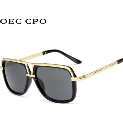 Vintage Shades Sunglasses Women Men Square Shape Oculos De Sol Mirror Fashion Men Sunglasses Ladies Shades UV400 Eyewear O13