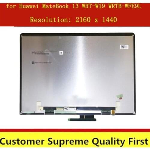 Brand new original suitable for Huawei MateBook 13 WRT-W19 WRTB-WFE9L touch LCD screen 2160x1440 resolution 13 inch 2k LCD scree