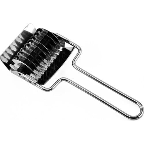 1PCS Stainless Steel Spaetzle Makers Shallot Cutter Non-slip Handle Manual Section Noodles Cut Knife Pressing Machine