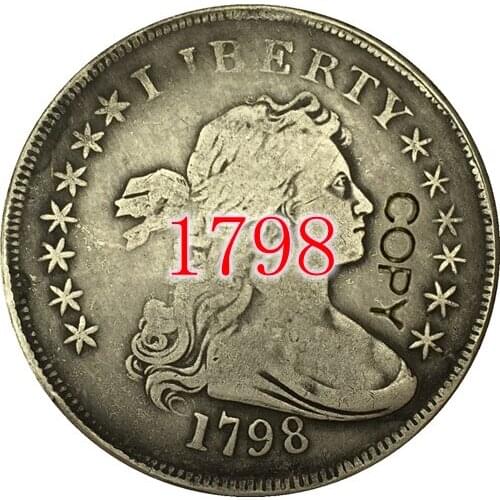 USA 1798 Draped Bust Dollar Copy Coins