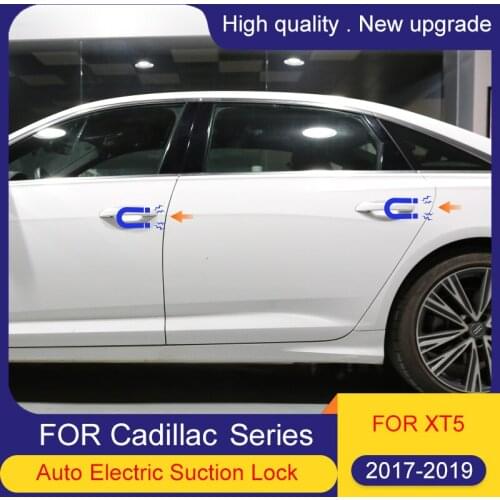 Smart Auto Electric Suction Door Lock for Cadillac XT5 XT4 ESCALADE Automatic Soft Close Door Super Silence Car Vehicle Door