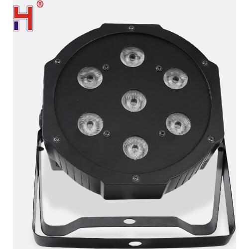 Led Stage Lights RGBW LED Flat Par With Dmx512 Control Sound Activated DMX Wash For Indoor Wedding Party Dj Uplighting