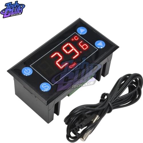 High Precision Smart LED Digital Temperature Controller AC 110 -220V NTC Thermistor Sensor Probe for Incubator W1211 Thermostat