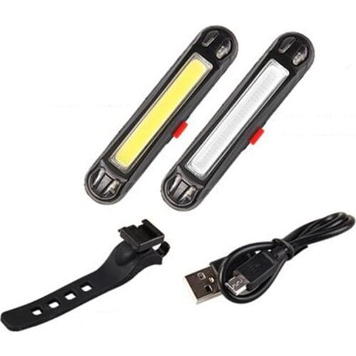 Bicycle Tail Light Bicycle Light USB Charging Warning Light Mountain Bike Taillight Energy-saving LED Lamp