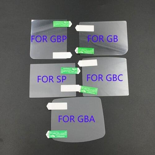 50Pcs LCD Screen Protector Protective Film for Gameboy Color for GBA GBA SP GBC GB GBP for Gameboy Advance Game Console